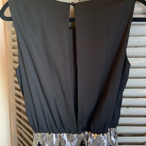 Short black sequin dress - Picture 2 of 4